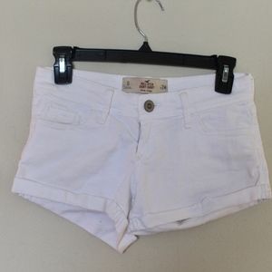 Hollister White Shorts
